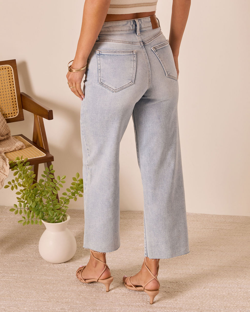 San Gabriel High Rise Wide Leg Jeans