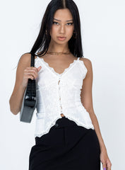 Juliana Top White
